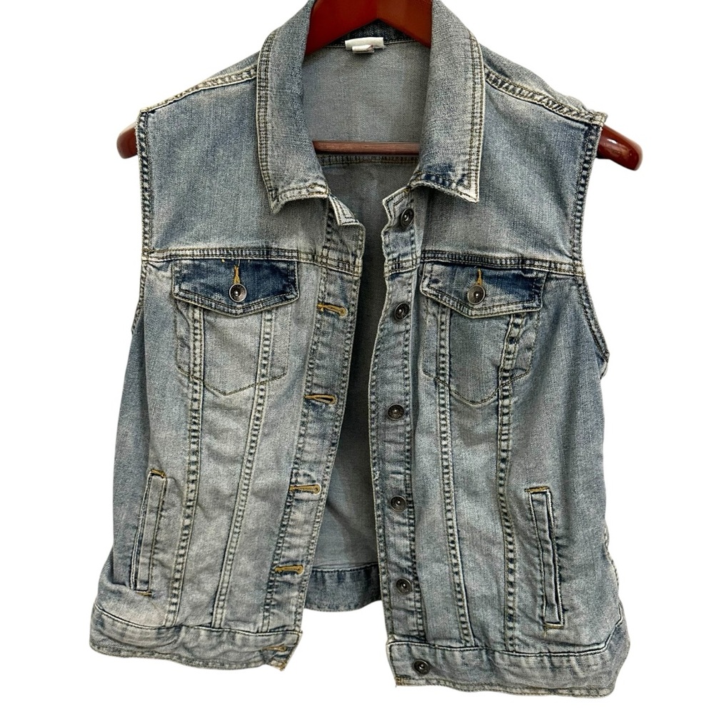 Merona Jean Vest L